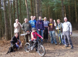 A happy (but tired) team